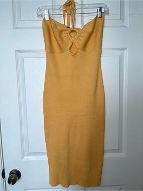 almost famous gold dress Almost Famous Womens Black And Gold Sleeveless Body Con Dress Medium